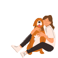Dog Love Sticker by petbnb