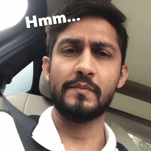 Hmm GIF by Digital Pratik