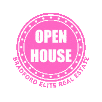 bradfordelite realtor open house openhouse bradford Sticker