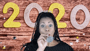 ComedianHollyLogan 2020 happy new year new year new years GIF