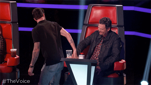 so. much. spanking adam levine GIF by The Voice