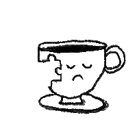 Coffee Missing Sticker by Ernie