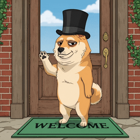 Waving Shiba Inu GIF by Doge Pound
