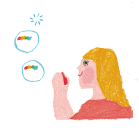 Rainbow Bubbles GIF by Danielle Chenette