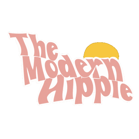 echoluxe giphyupload logo modern 70s Sticker