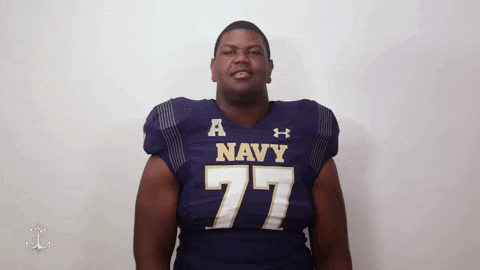 Navy Football GIF by Navy Athletics