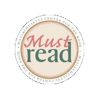 Mustread Sticker by Massachusetts Center for the Book