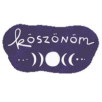 Hold Koszonom Sticker by TOrZoNBorZ