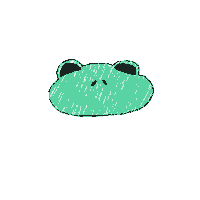 Happy Frog Sticker