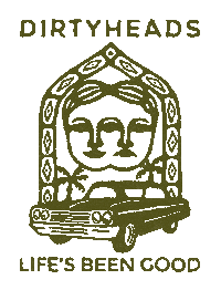 Stand Tall Too Late Sticker by Dirty Heads