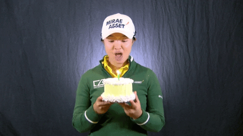 lpga giphygifmaker birthday golf cake GIF
