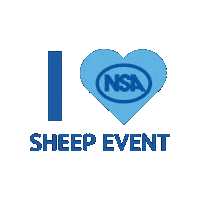 NSAsheep nsa national sheep association nsa sheep sheep event Sticker