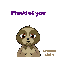 Proud Sloth Sticker by VeeFriends