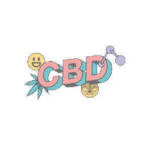 cbdbies giphygifmaker wellness cbd tulum Sticker