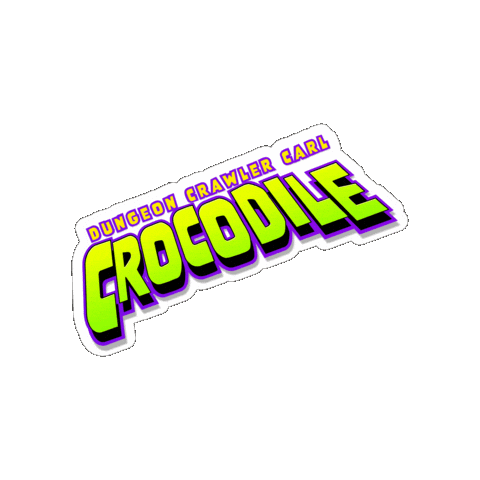 Crocodile Sticker by Vault Comics