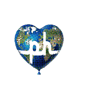 Thephluidproject giphyupload love heart party Sticker