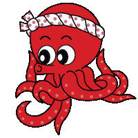 KARLSBALLS cute food japan octopus Sticker