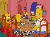 homer simpson eating GIF