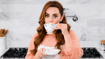 RosannaPansino omg shocked tea drama GIF