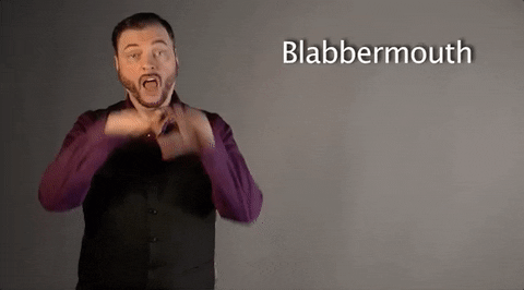 sign language blabbermouth GIF by Sign with Robert