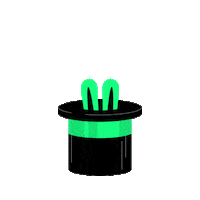 GreenParrot marketing magic digital rabbit Sticker
