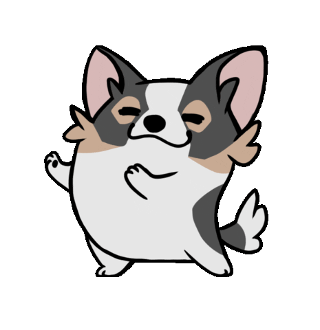 Dog Dancing Sticker