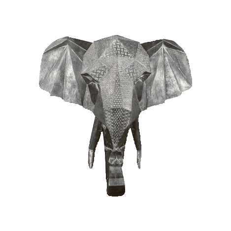 Elephant Sticker by RK Projects