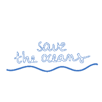 leavesandcloudsshop blue sea eco lc Sticker