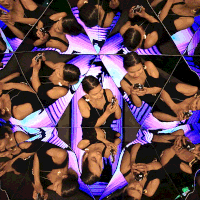 photobooth portrait kaleidoscope timeframe GIF