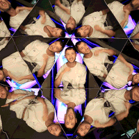 photobooth portrait kaleidoscope timeframe GIF