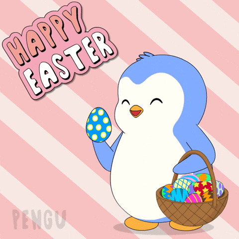 Easter Bunny Penguin GIF by Pudgy Penguins