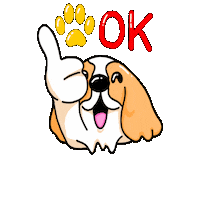 Dog Ok Sticker