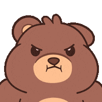Teddy Bear Omg Sticker by BEARISH