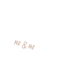 Mr And Mr Sticker by Soiree Social Co