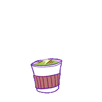 Snack Run Buns Sticker by Su.plex