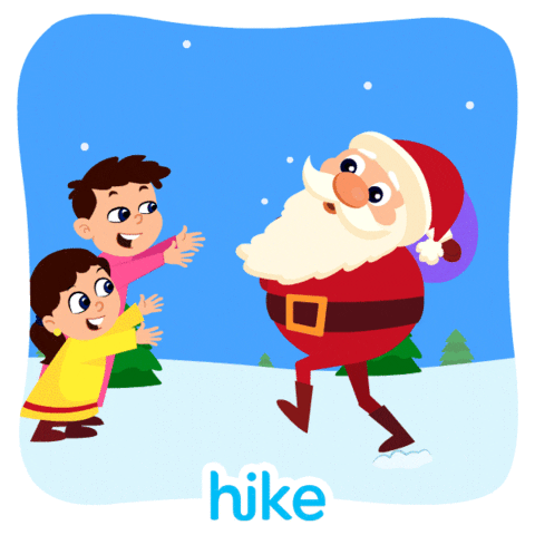 X-Mas Christmas GIF by Hike Sticker Chat