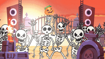 craftrecordings halloween pumpkin skeleton halloween2020 GIF