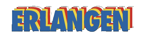 Erlangen Sticker by thomas-pixelschmitt