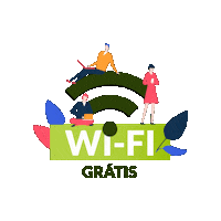 Internet Wifi Sticker by Solução Network