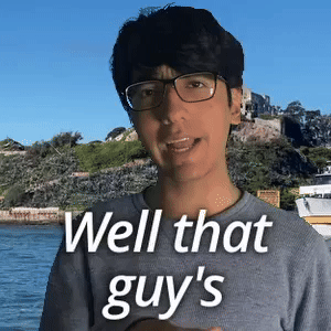 Well that guy's going to jail