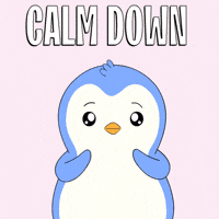 Calm Down Take It Easy GIF by Pudgy Penguins