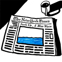 Read New York Times GIF by Wavy McSplash