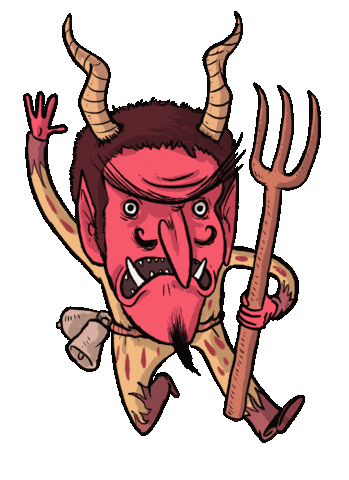 Sant Antoni Demon Sticker