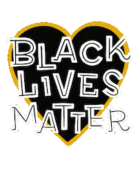 Black Lives Matter Hearts Sticker