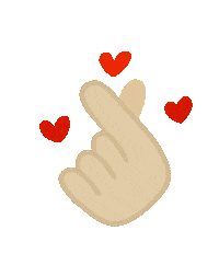 I Love You Hearts Sticker by Demic