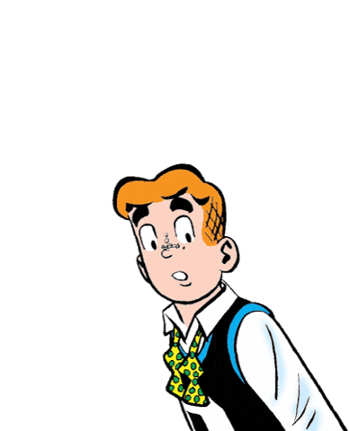 Confused Sticker by Archie Comics