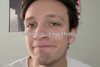 itseliezer itseliezer itseli white guy lip thing luka levi GIF