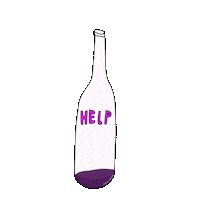 Help Me Wine Sticker