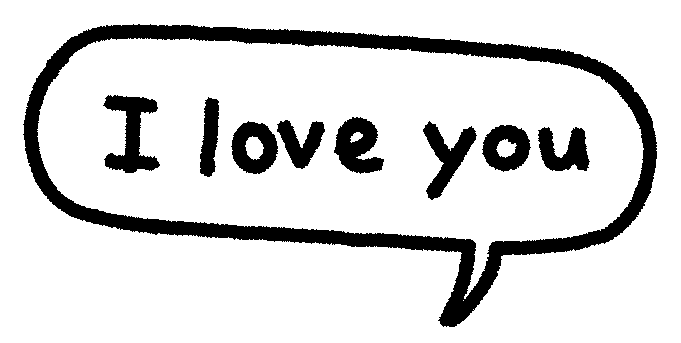 I Love You Text Sticker by Lizzy Itzkowitz