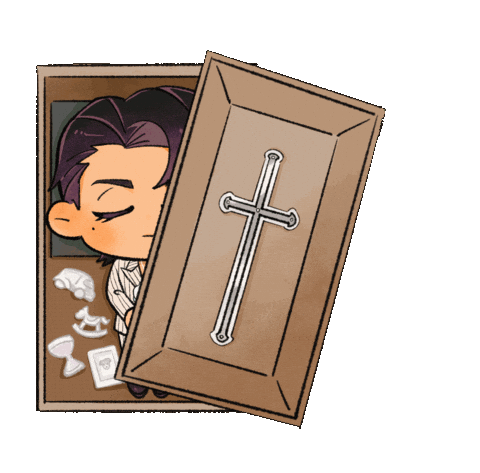 White Rose Cry Sticker